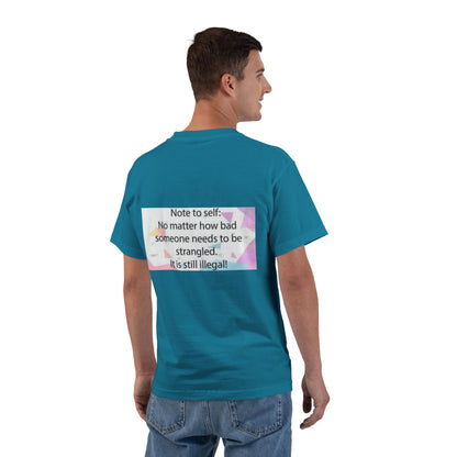 Note To Self Men's Short-Sleeve Crewneck Tee
