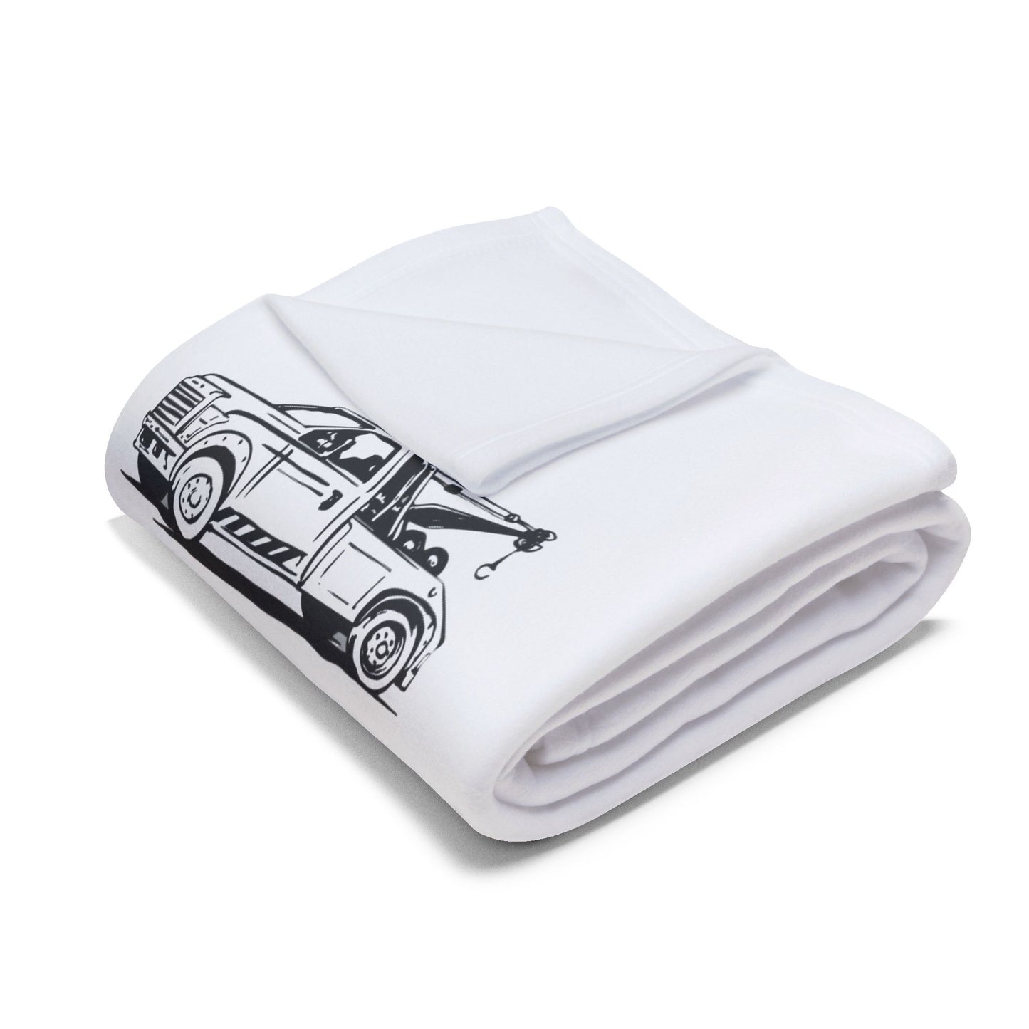 I Can't Fix Stupid Wheel Lift Tow Truck Arctic Fleece Blanket