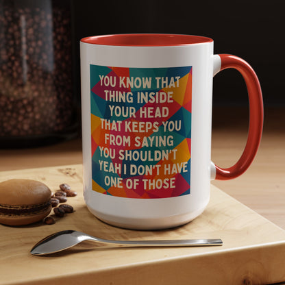 No Filter 2-Tone Coffee Mug