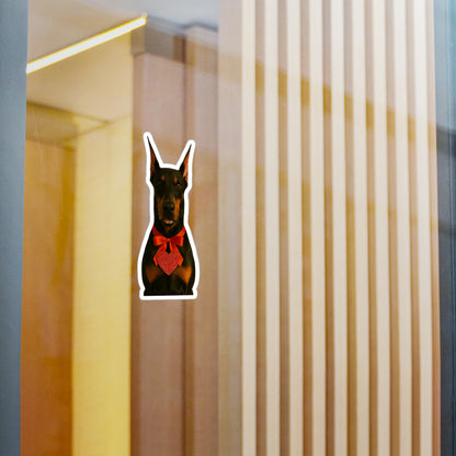 Cupid's Companion Doberman Vinyl Decal