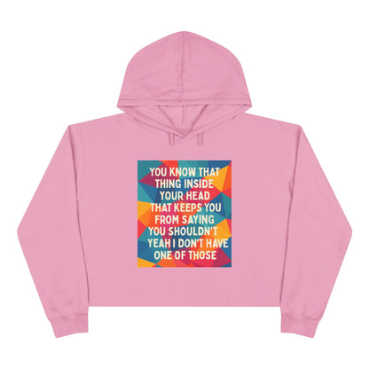 No Filter Women's Crop Hoodie