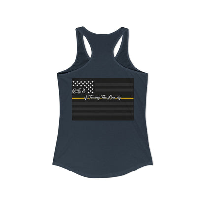 Thin Yellow Line Women's Racerback Tank