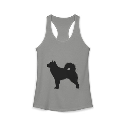Malamute Silhouette Women's Racerback Tank