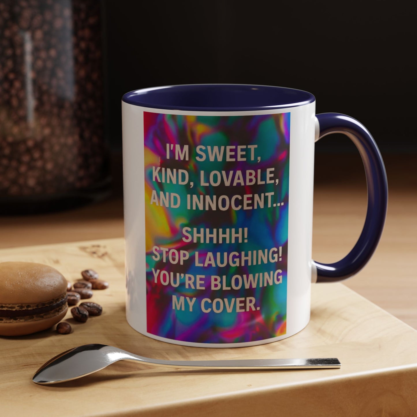Blowing My Cover 2-Tone Coffee Mug
