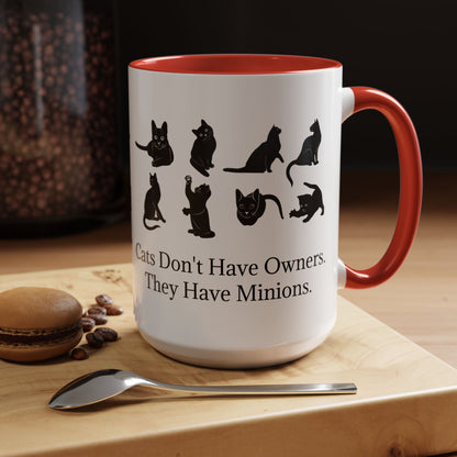Cat Minions 2-Tone Coffee Mug
