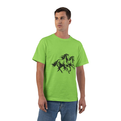 Horsin' Around Men's Short-Sleeve Crewneck Tee