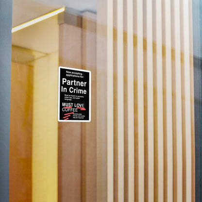 Partner In Crime Vinyl Decal