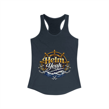 Helm Yeah Women's Racerback Tank