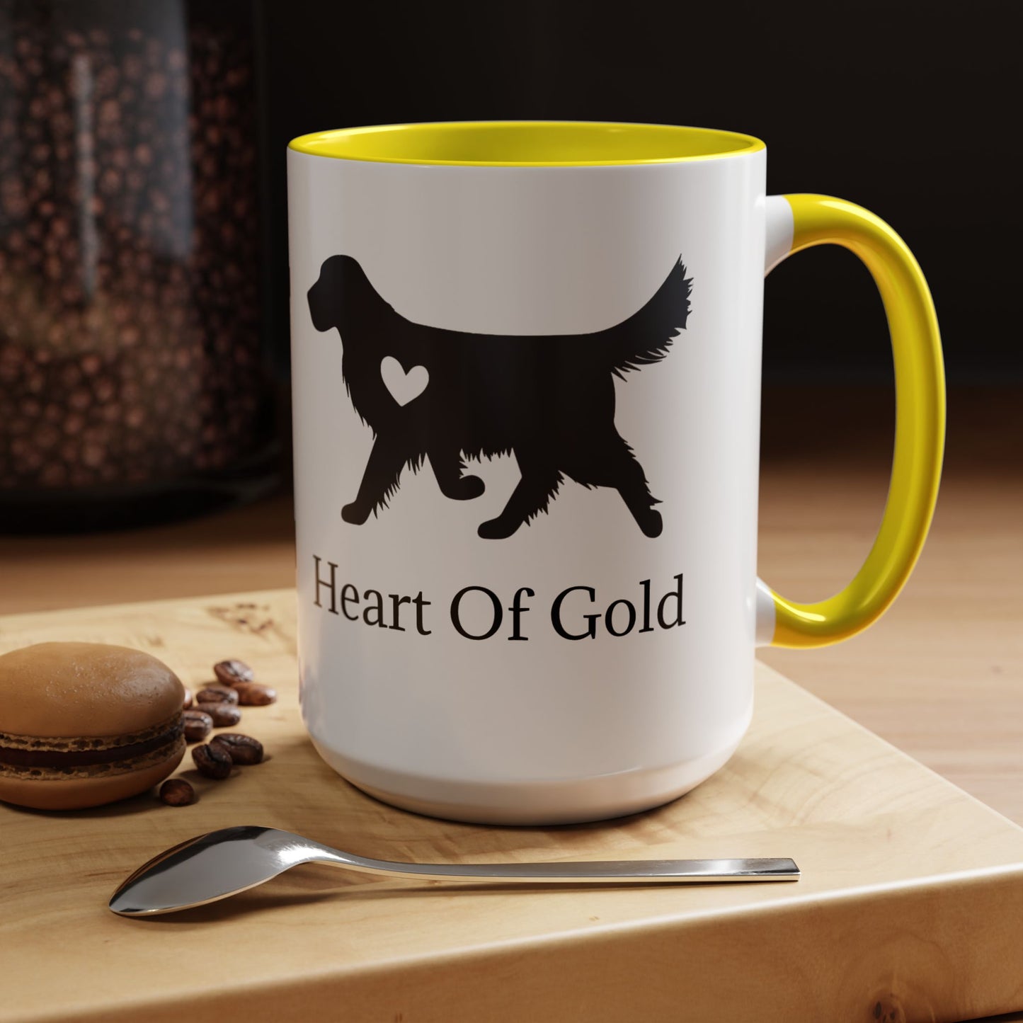 Heart Of Gold 2-Tone Coffee Mug