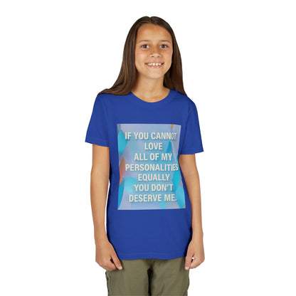 All Of My Personalities Youth Unisex Short Sleeve Crewneck Tee