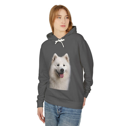 Samoyed Head Unisex Lightweight Hoodie