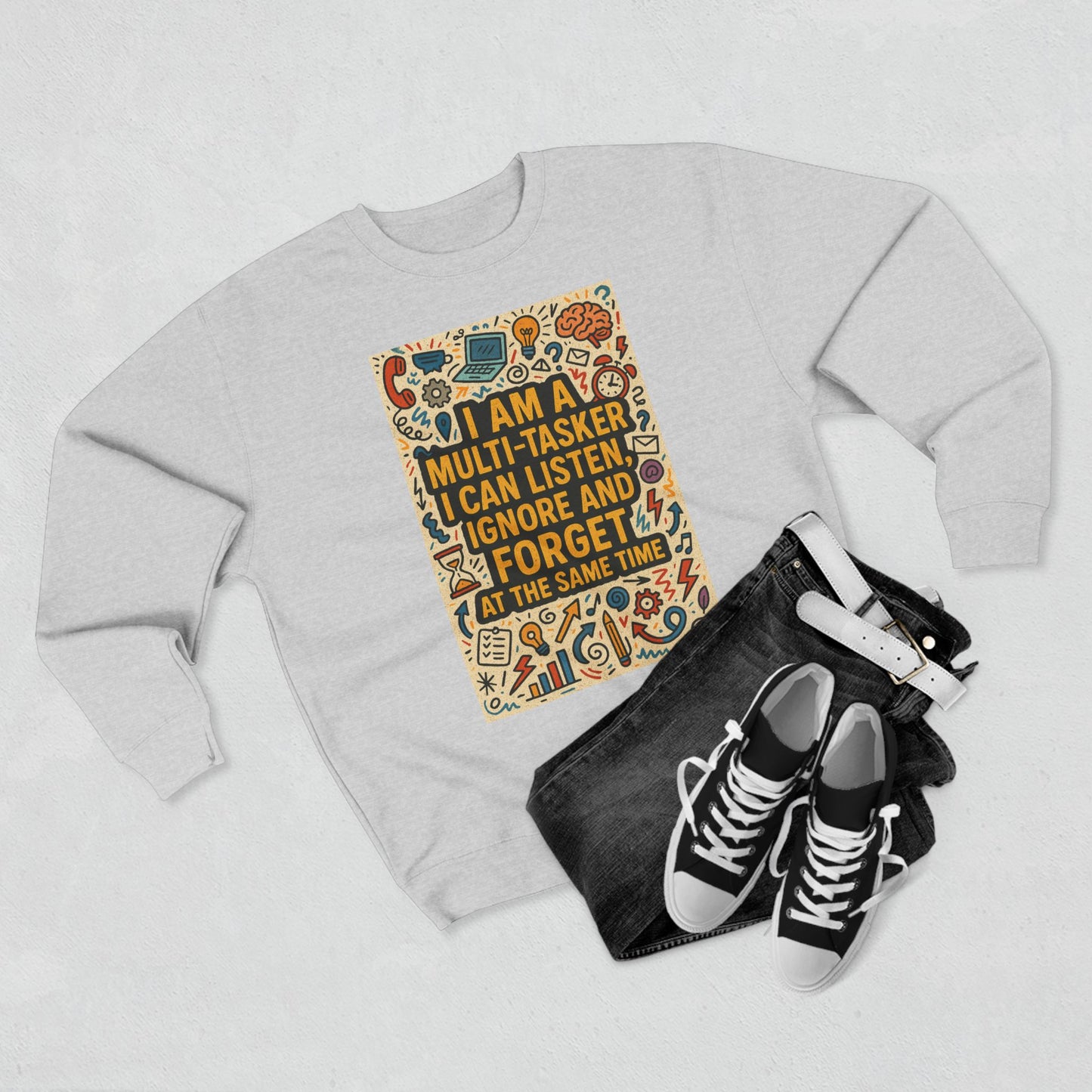Multi-Tasker Unisex Crewneck Sweatshirt