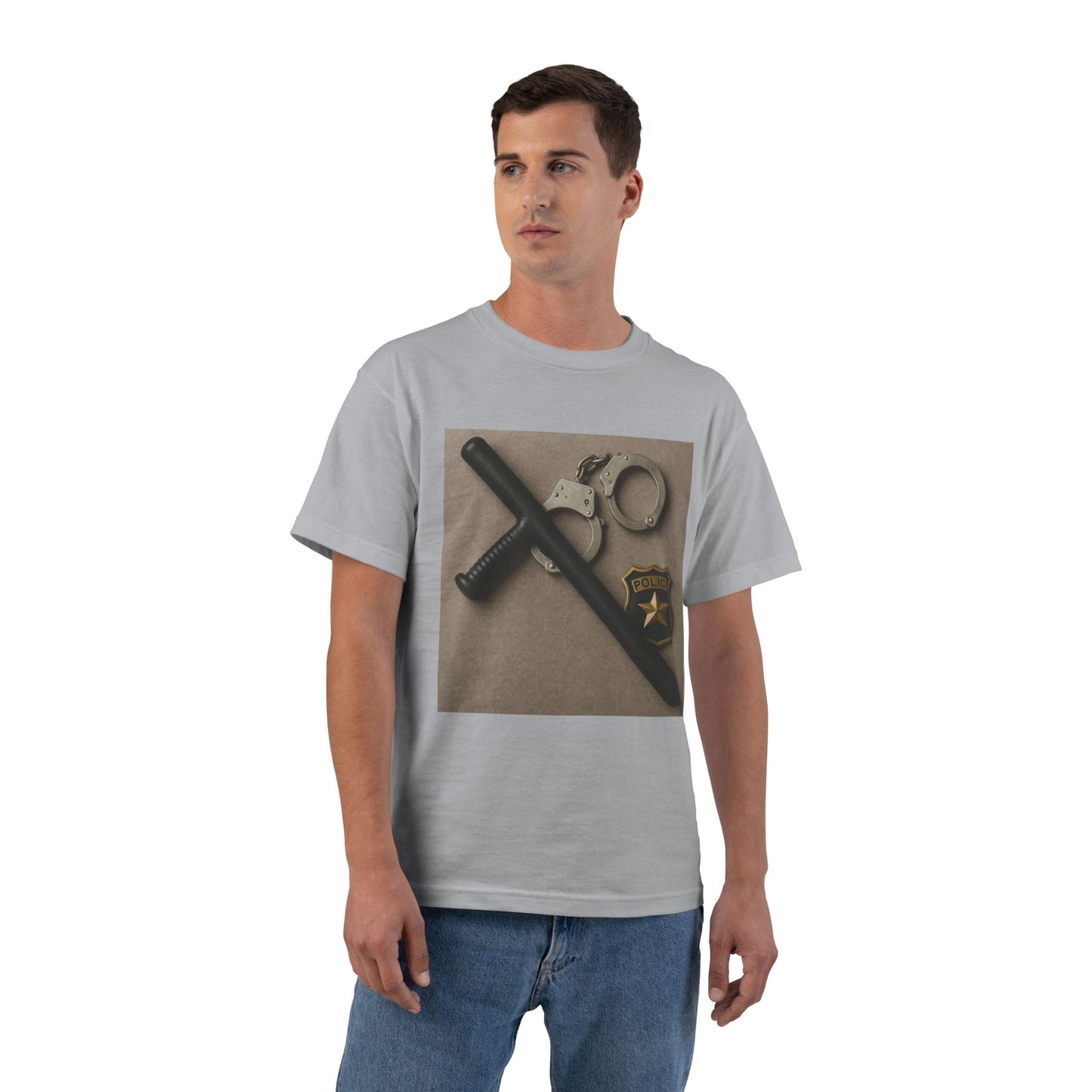 Law Enforcement Appreciation Men's Short-Sleeve Crewneck Tee