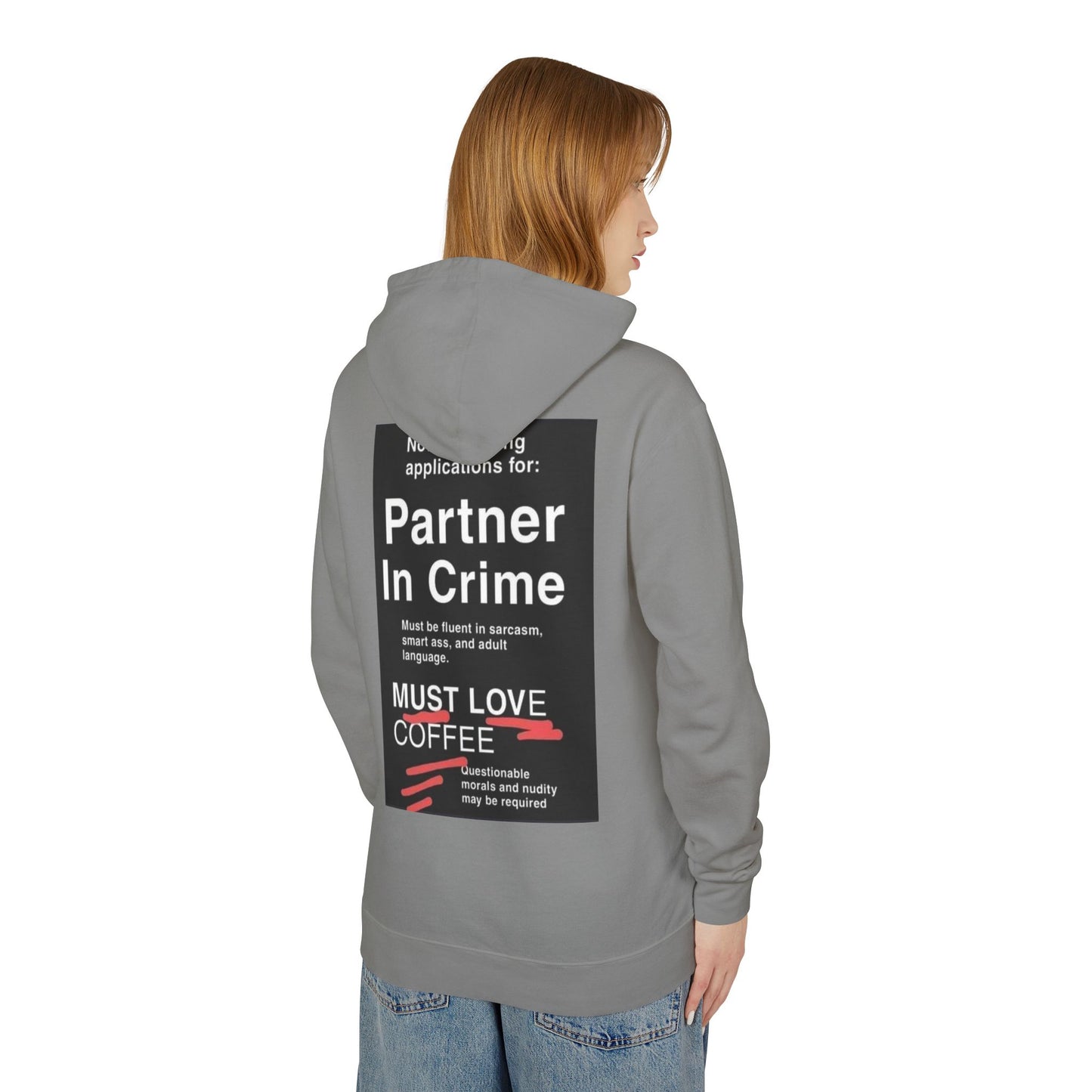 Partner In Crime Unisex Lightweight Hoodie