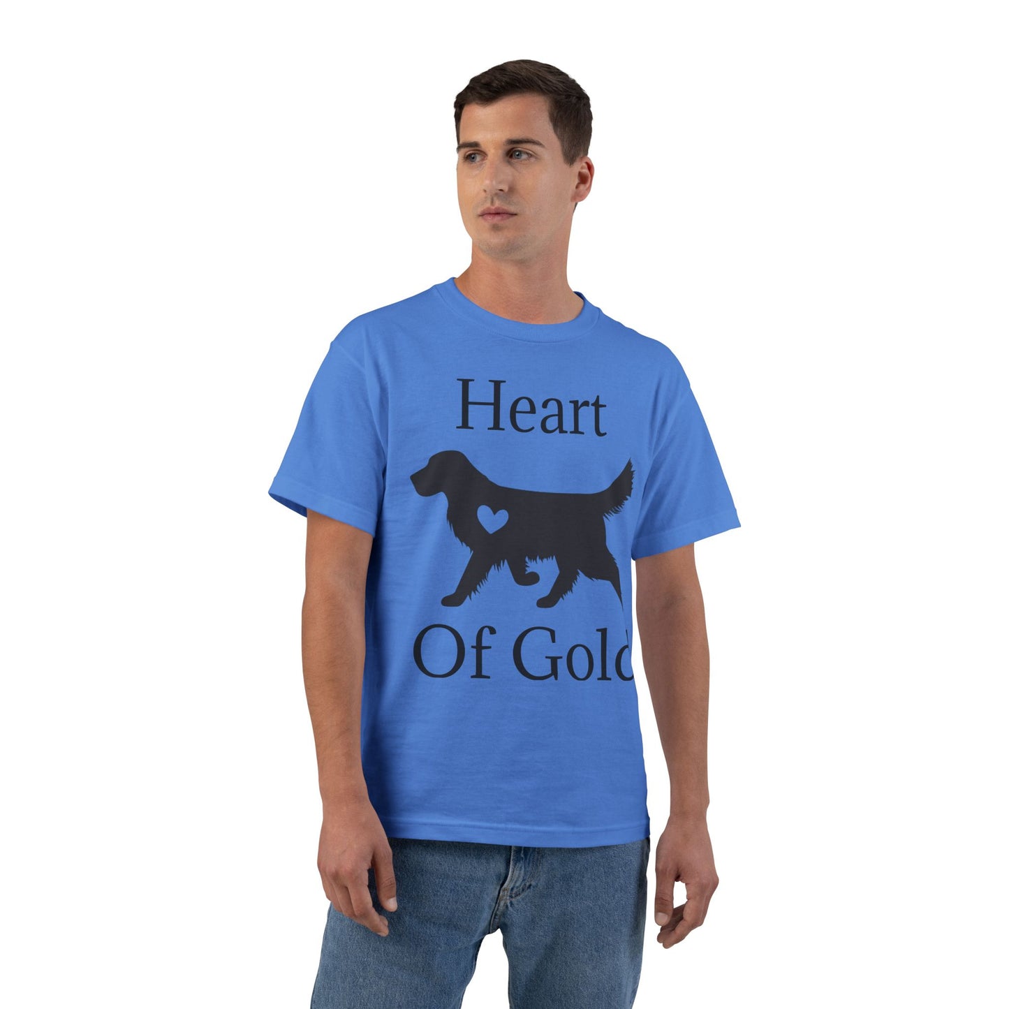 Heart Of Gold Men's Short-Sleeve Crewneck Tee