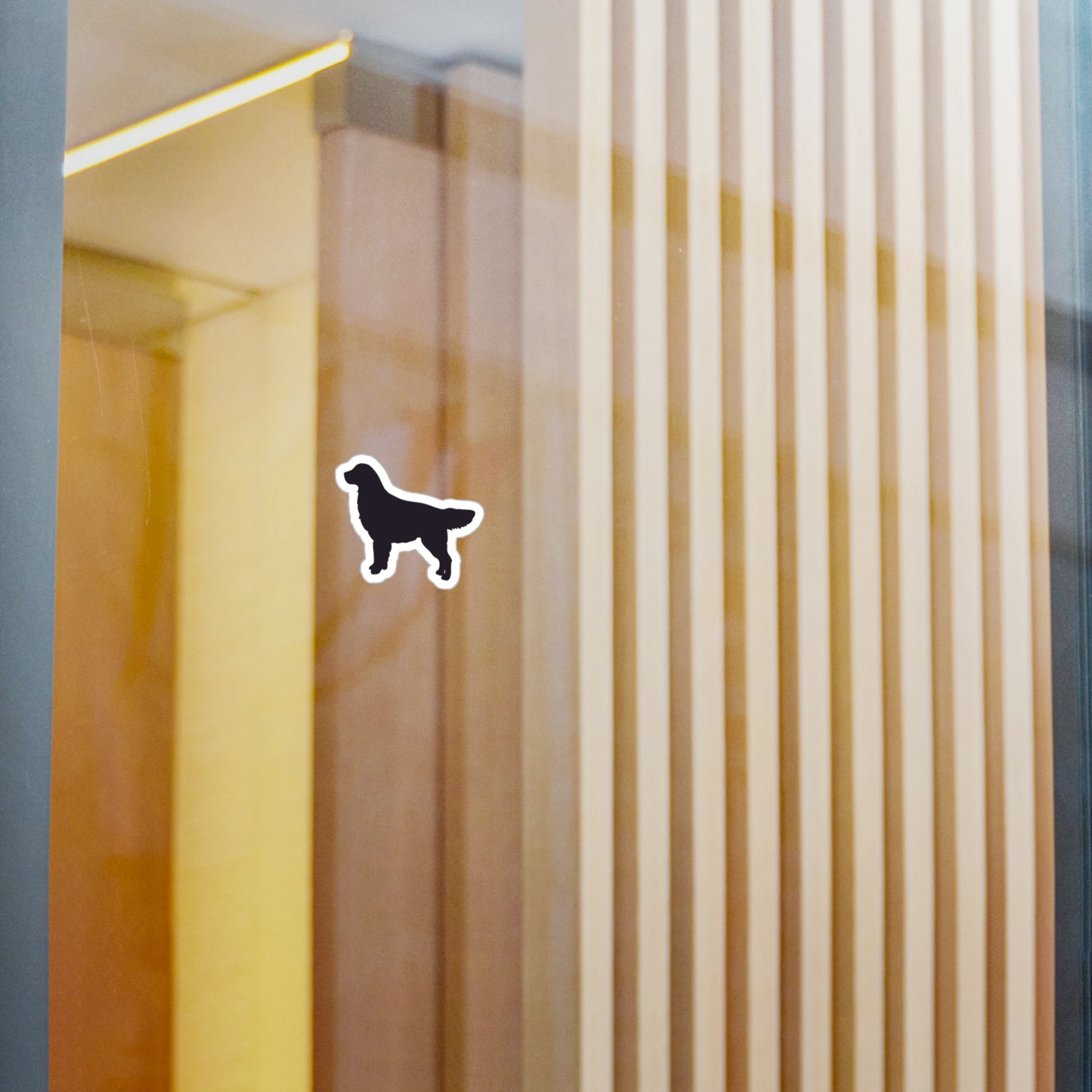 Golden Silhouette Vinyl Decal