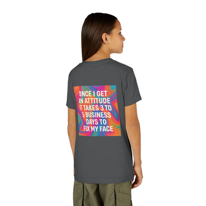 Fix My Face Youth Unisex Short Sleeve Crewneck Tee