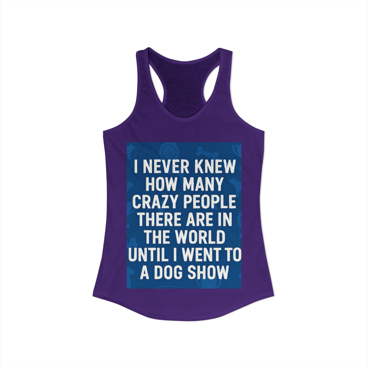 Never Knew Women's Racerback Tank