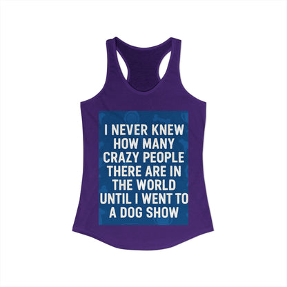 Never Knew Women's Racerback Tank