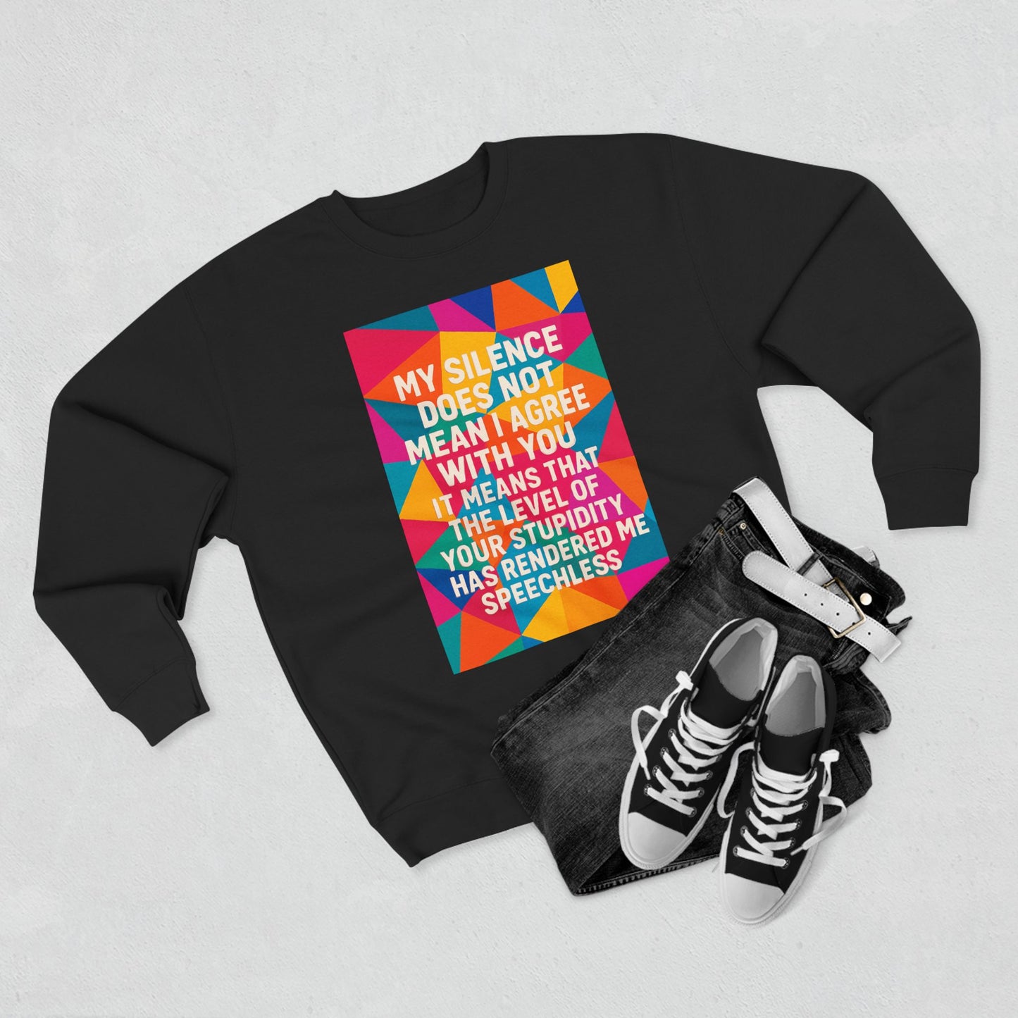 Speechless Unisex Crewneck Sweatshirt