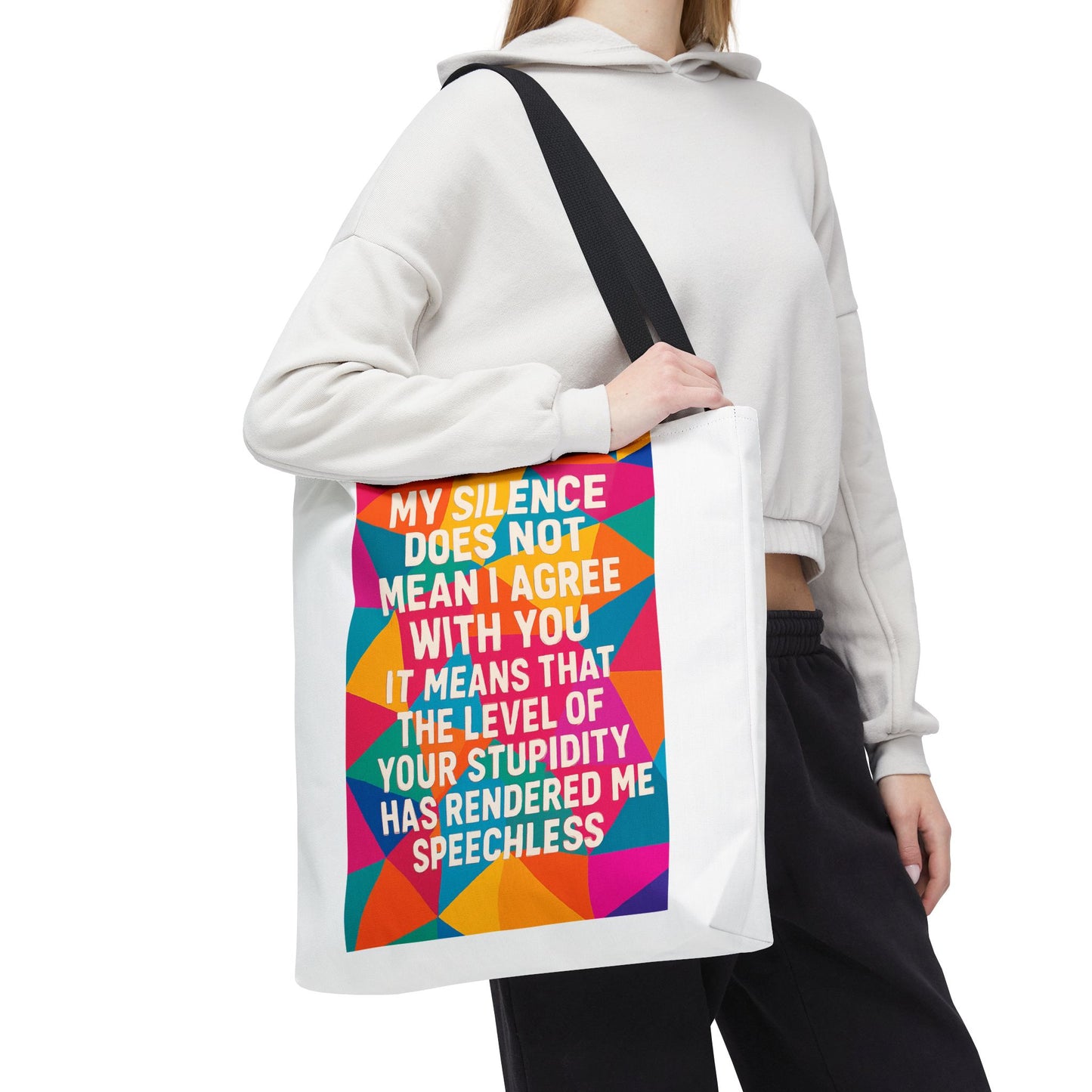 Speechless Tote Bag