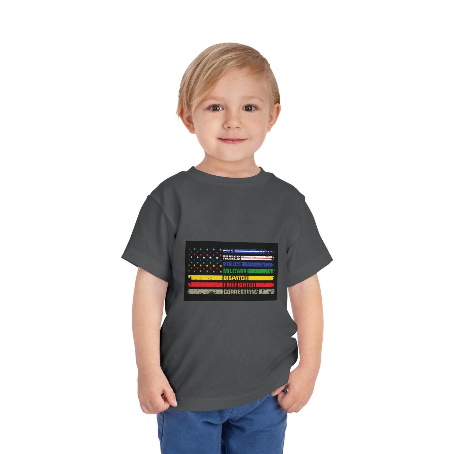 First Responder Toddler Unisex Short Sleeve Crewneck Tee