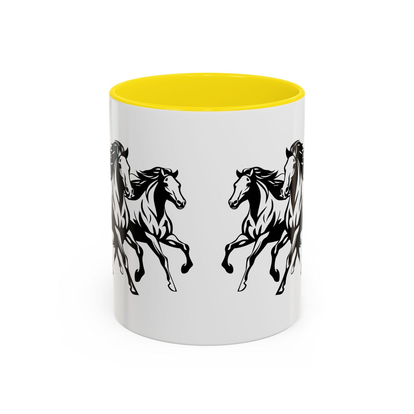 Horsin' Around 2-Tone Coffee Mug