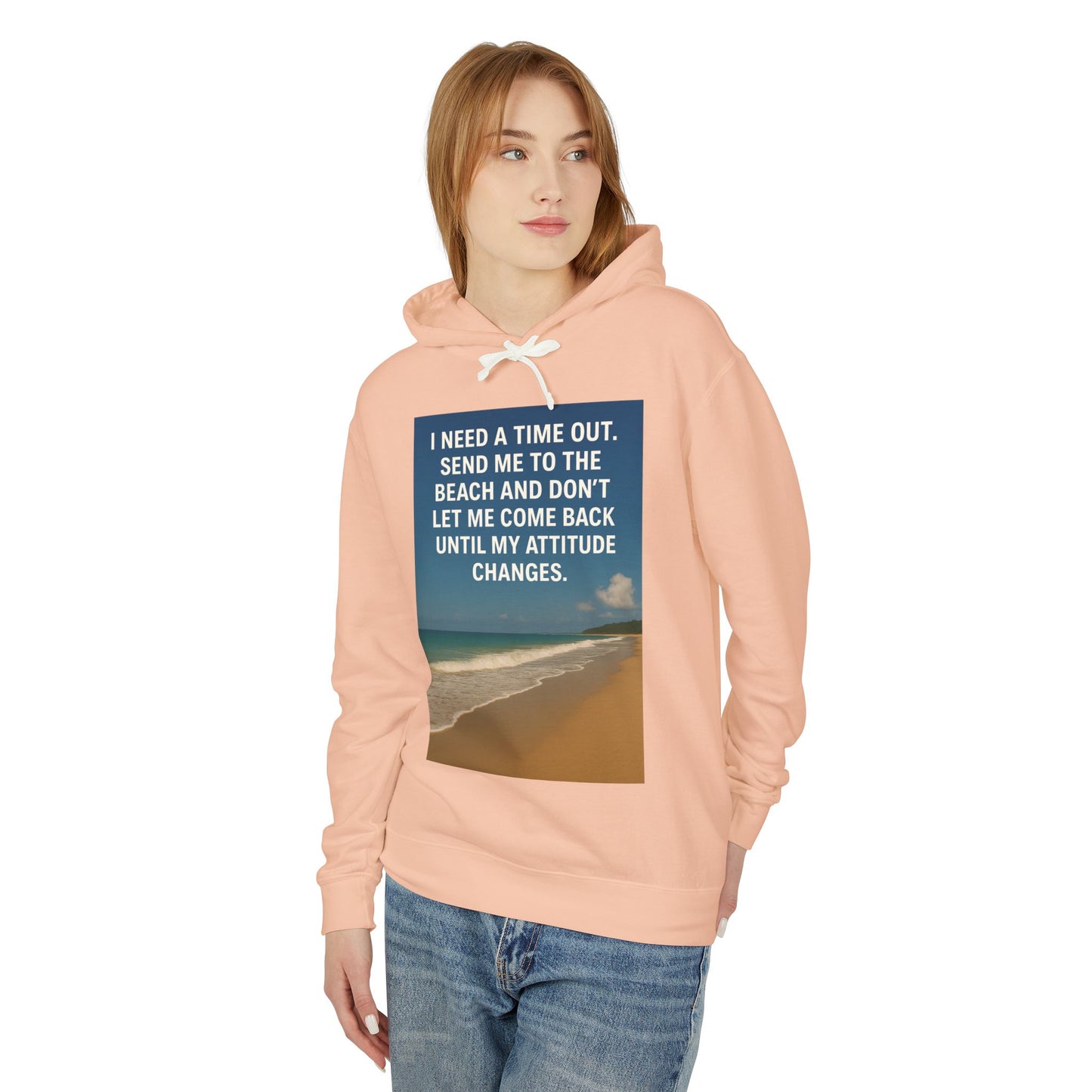 Time Out Unisex Lightweight Hoodie