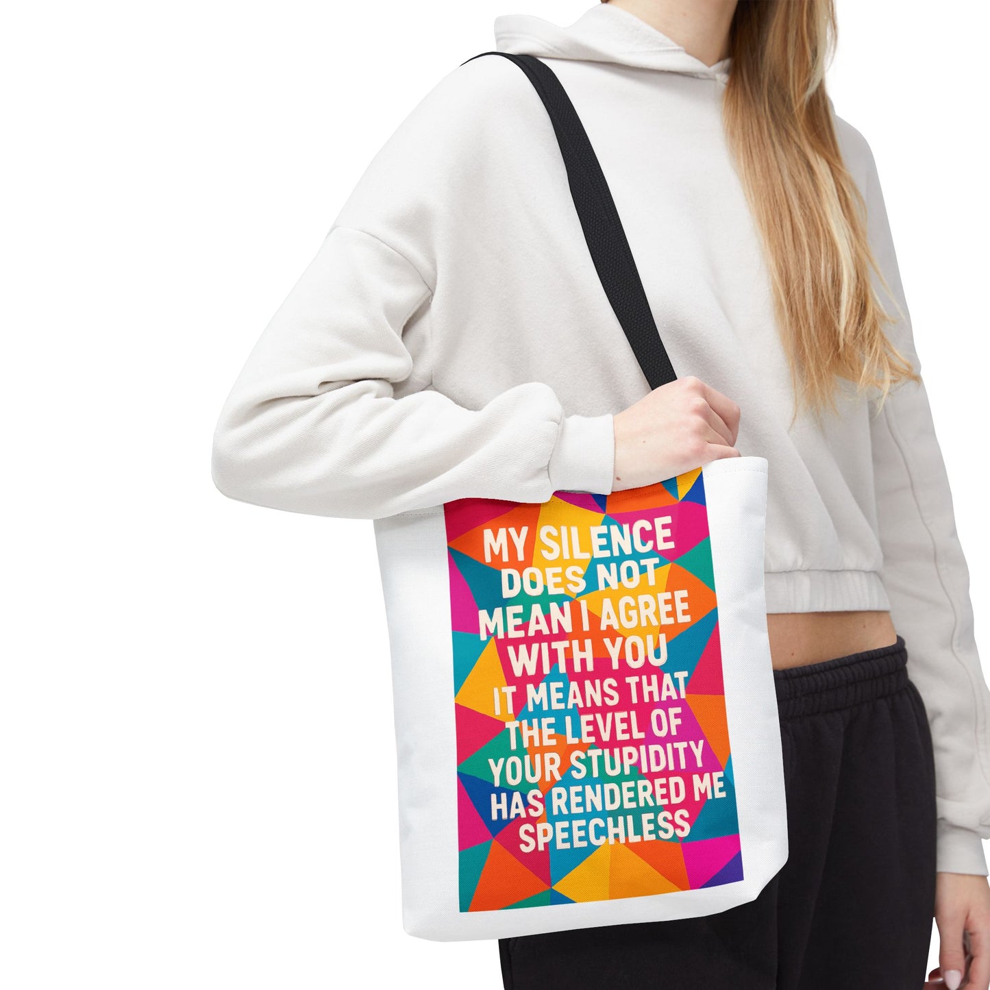 Speechless Tote Bag