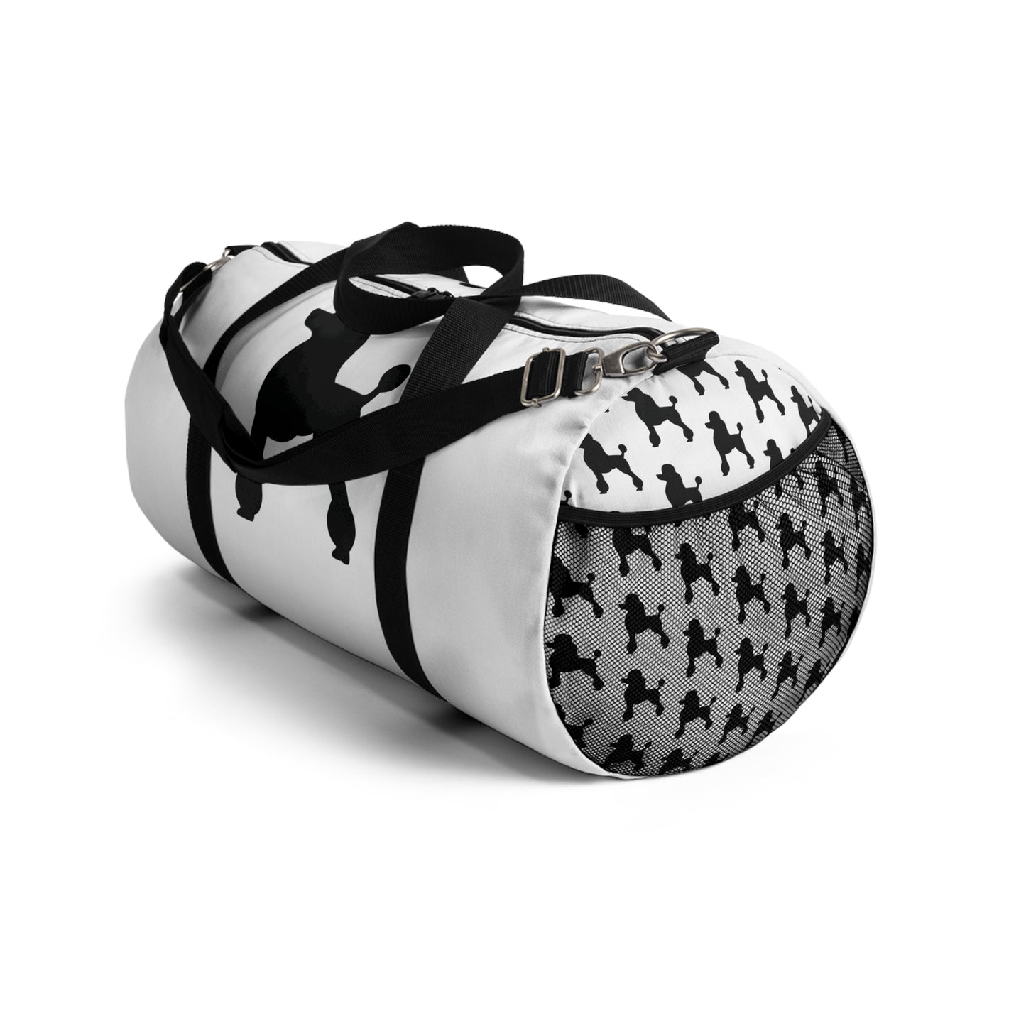 Poodle Silhouette Duffel Bag