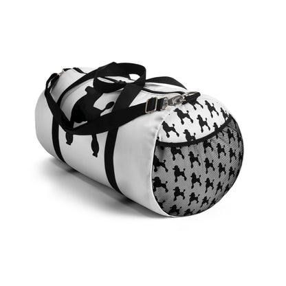 Poodle Silhouette Duffel Bag