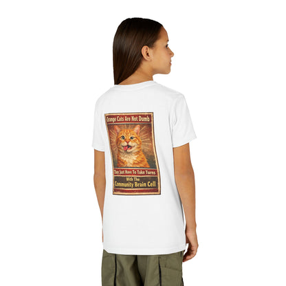 Community Brain Cell Youth Unisex Short Sleeve Crewneck Tee