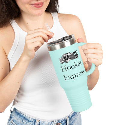 H**ker Express Heavy Tow Truck Insulated Travel Mug