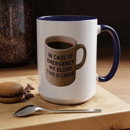 Blood Type 2-Tone Coffee Mug