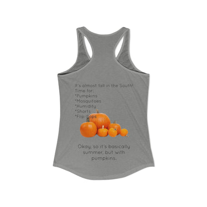 Fall In The South Women's Racerback Tank