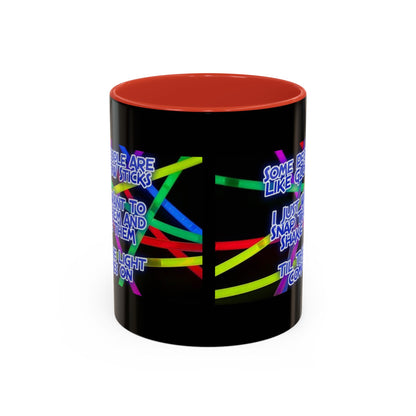 Glow Sticks 2-Tone Coffee Mug