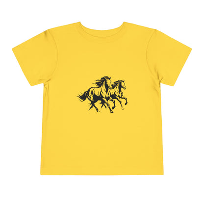 Horsin' Around Toddler Unisex Short Sleeve Crewneck Tee