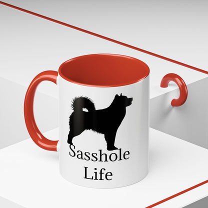 Sasshole Life 2-Tone Coffee Mug