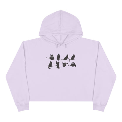 Cats Women's Crop Hoodie