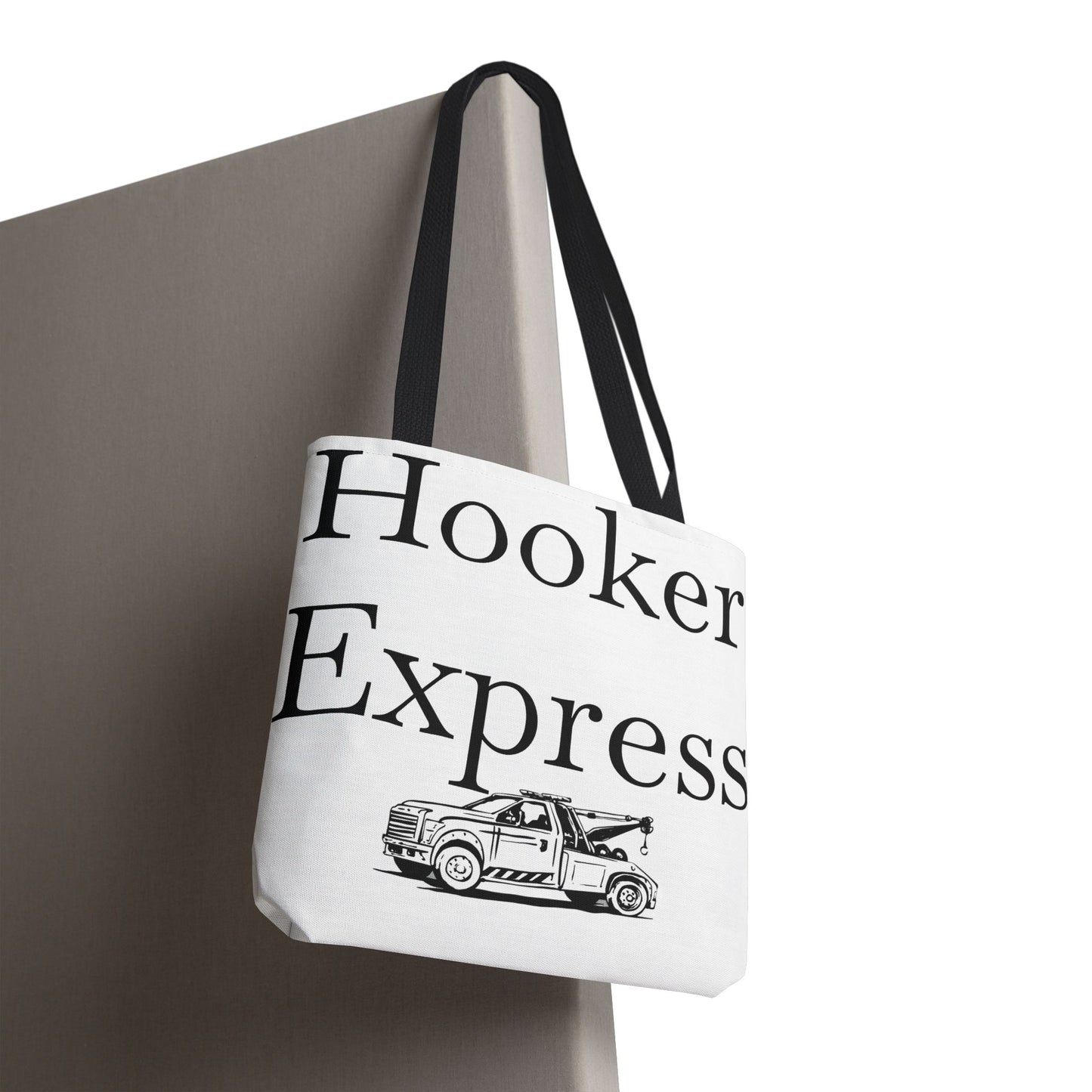H**ker Express Wheel Lift Tow Truck Tote Bag