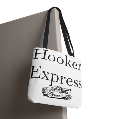H**ker Express Wheel Lift Tow Truck Tote Bag
