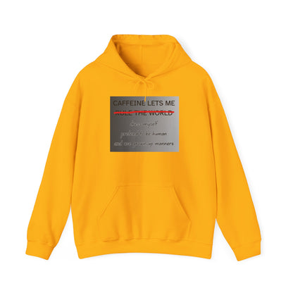 Caffeine Lets Me Unisex Hoodie