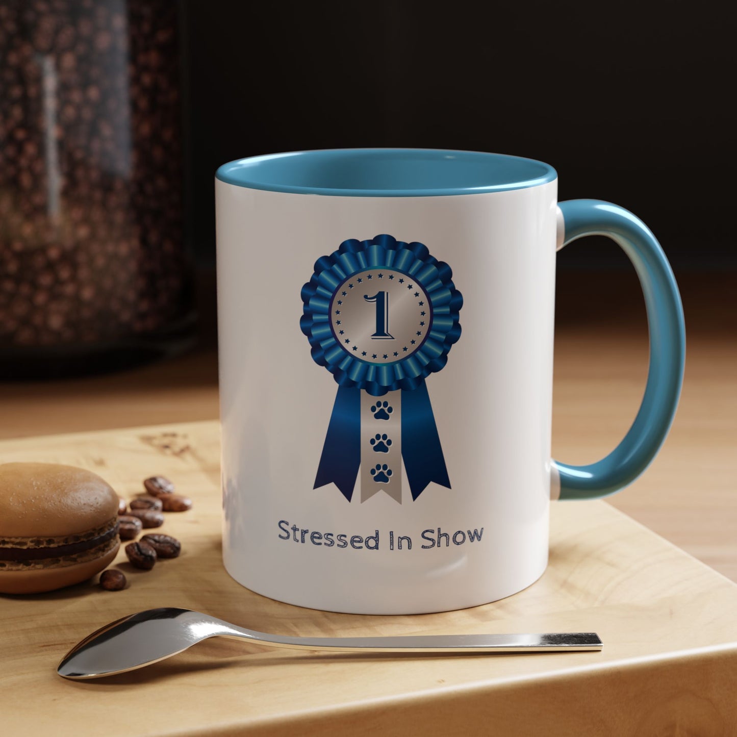 Stressed In Show 2-Tone Coffee Mug