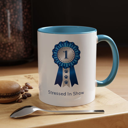 Stressed In Show 2-Tone Coffee Mug