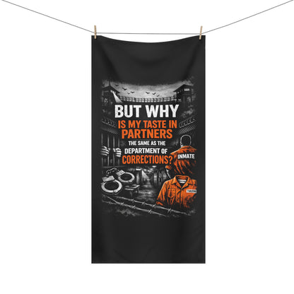 Department Of Corrections Mink-Cotton  Beach Towel