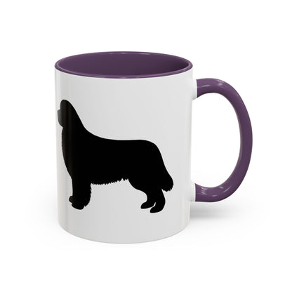 Newfie Silhouette 2-Tone Coffee Mug