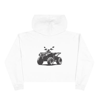 Slingin' Mud Quad Women's Crop Hoodie