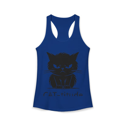 CAT-titude Women's Racerback Tank