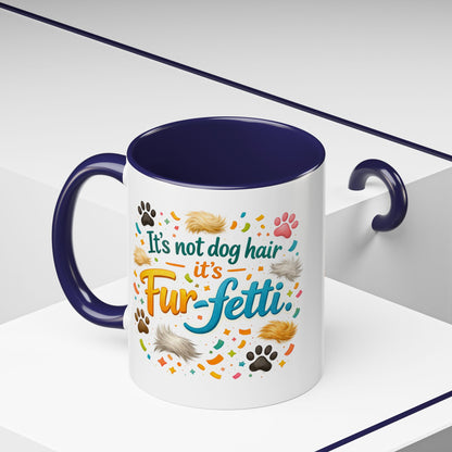 Fur-Fetti Dog 2-Tone Coffee Mug