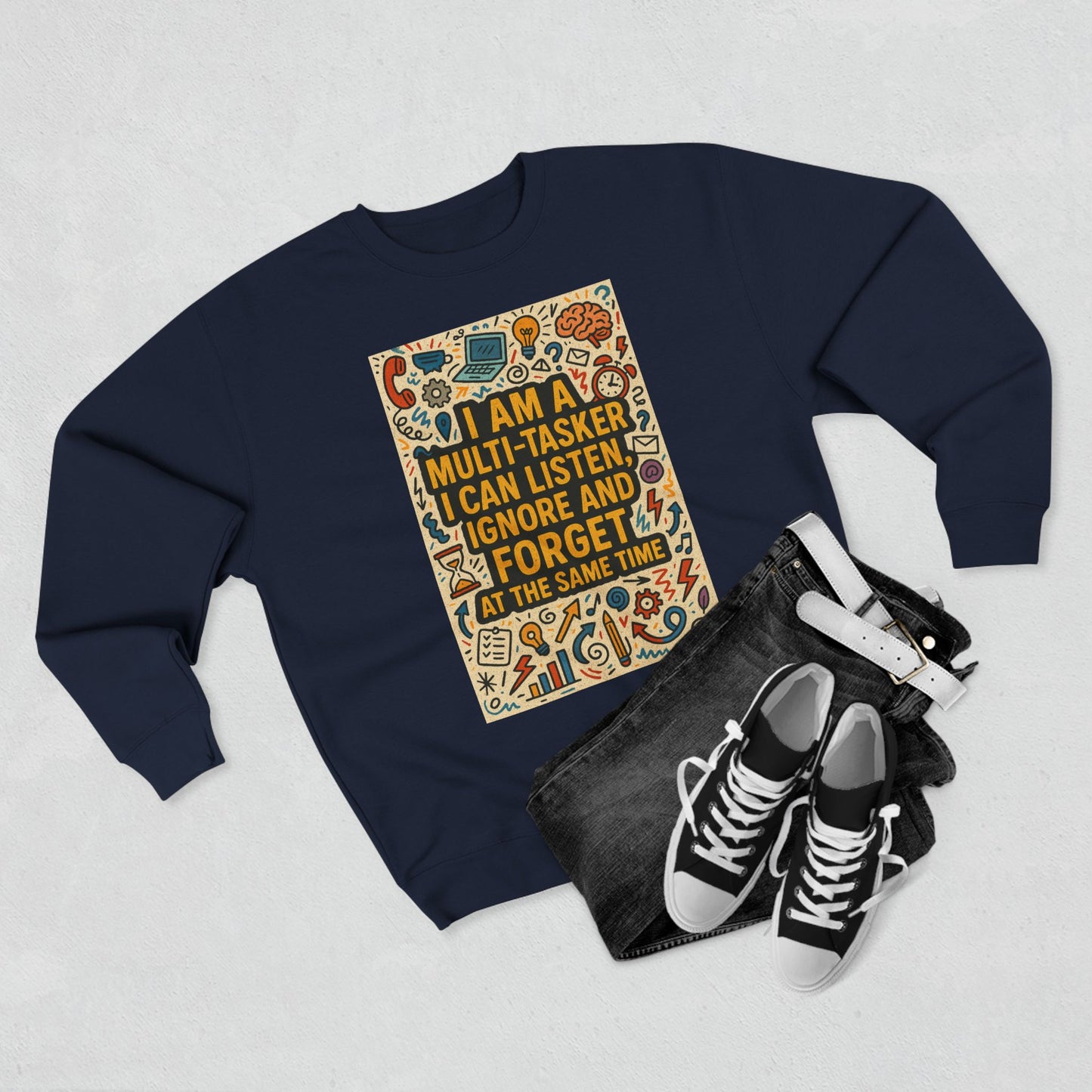 Multi-Tasker Unisex Crewneck Sweatshirt